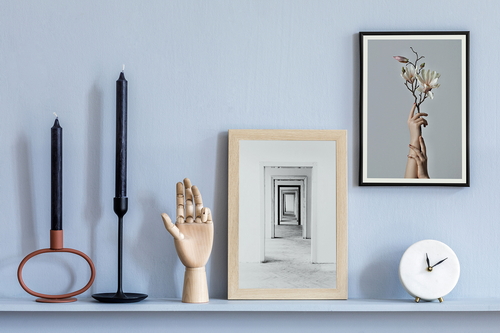 Artwork Frame Scandinavian Mockup Scene 01