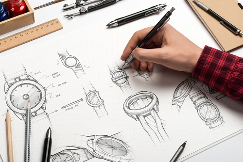 Sketch Artists Drawing Mockup Scene 09