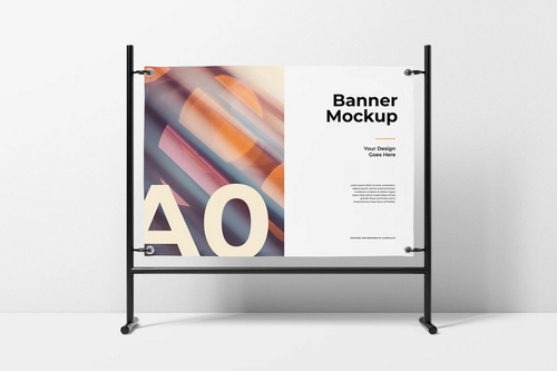A0 Banner Mockup