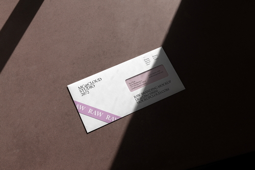 Envelope DL Branding Mockup Scene Raw-03-20