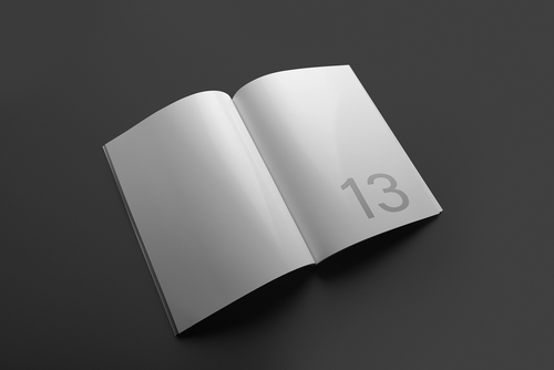 Brochure A4 Spread Mockup Scene 13