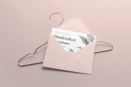 Fashion Envelope Branding Mockup Scene 20