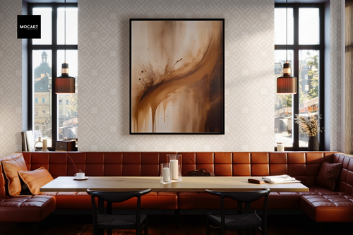 Cafe Interior Wallpaper Mockup v.2