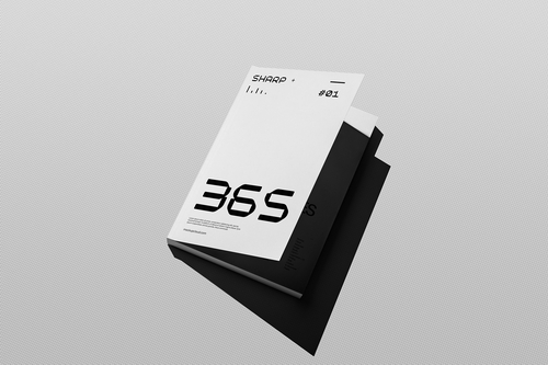 Book Mockup Scene / Sharp Series 01