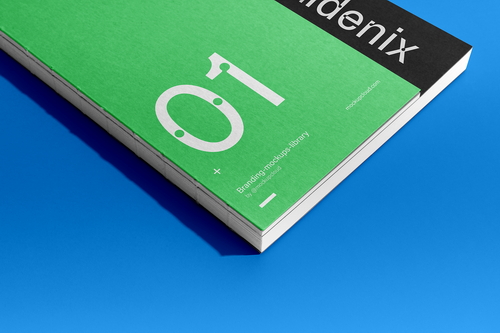 Idenix Book Branding Mockup Scene 06