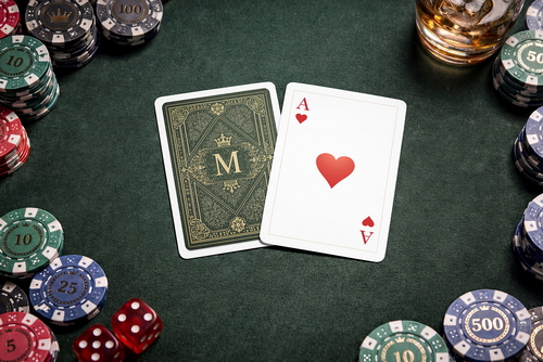 Poker Playing Cards Mockup