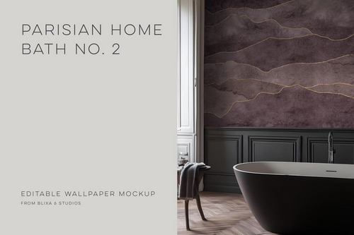 Paris Home | Bedroom Wallpaper Mockup No. 2
