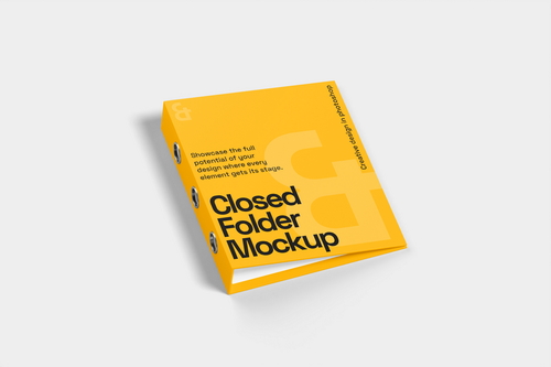 Closed Folder Mockup