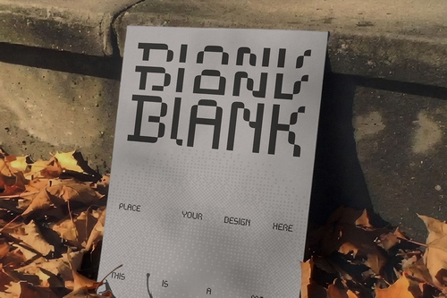 Autumn Leaves Poster Mockup