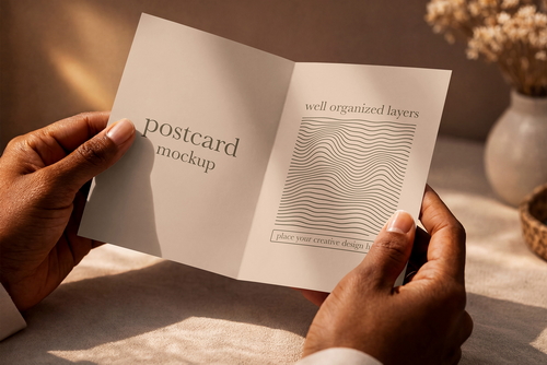 Postcard Mockup