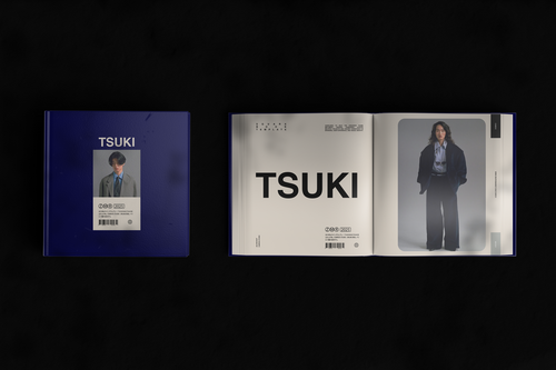 Tsuki Square Book Mockup Template