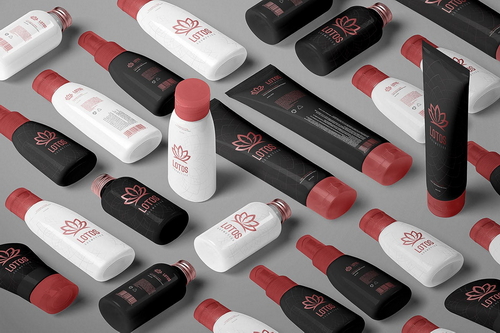 Cosmetics Mockup Scene Isometric 03