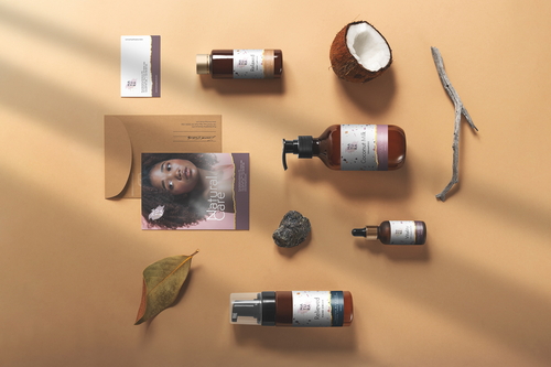Natura Cosmetics Branding Mockup Scene 03