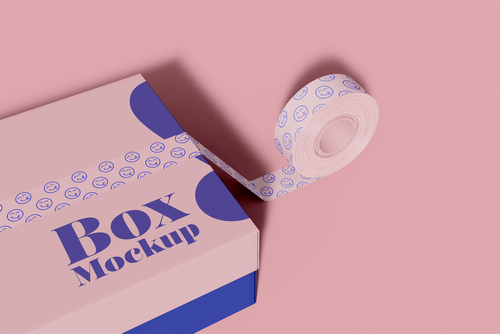 Cardboard Package Mockup