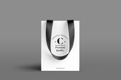 Paper Shopping Bag Mockup Scene 31