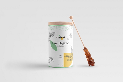 Jar Packaging Container Tea Mockup Scene 16