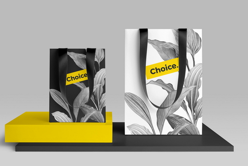 Paper Shopping Bags Mockup Scene 26