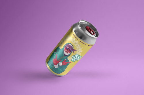 Soda or Beer Aluminum Can Mockup Scene 18