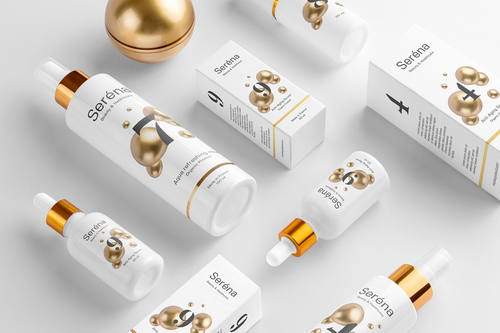 Serena Cosmetics Branding Mockup Scene 13