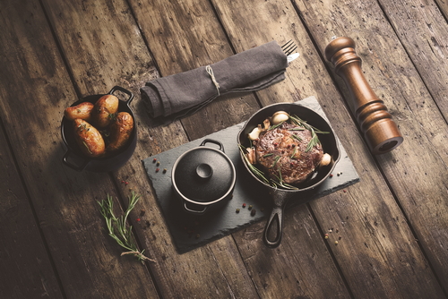 Rustic Food Branding Mockup Scene 02