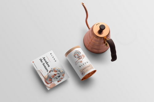 Blend Coffee Branding Mockup Scene 15