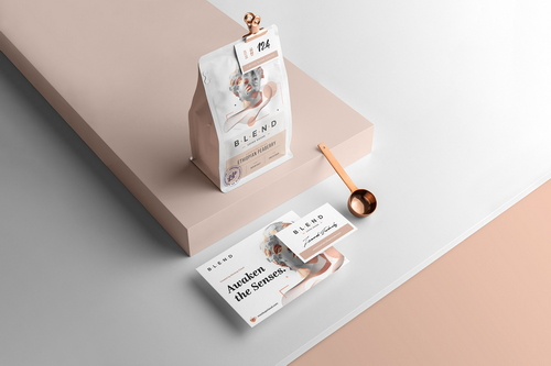 Blend Coffee Branding Mockup Scene 19