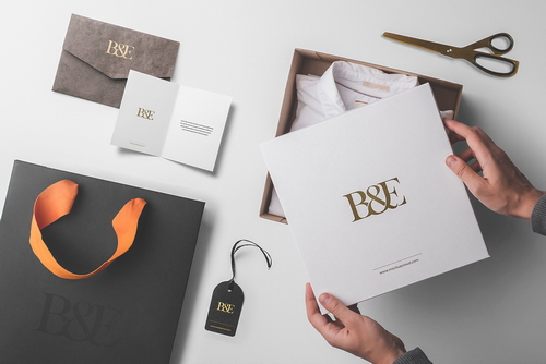 Apparel Packaging Fashion Mockup Scene 02