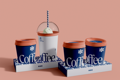 Take away Coffee Cups Mockup