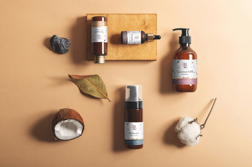 Natura Cosmetics Branding Mockup Scene 05