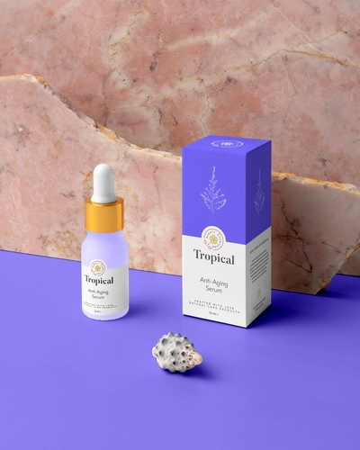 Tropical Cosmetics Packaging Mockup Scene 09