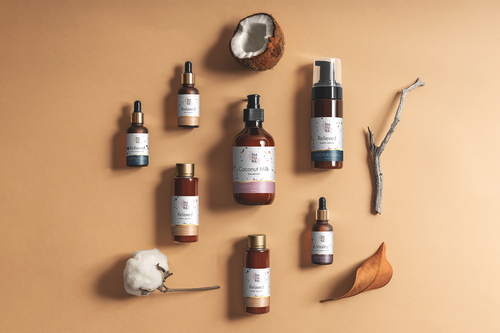 Natura Cosmetics Branding Mockup Scene 17