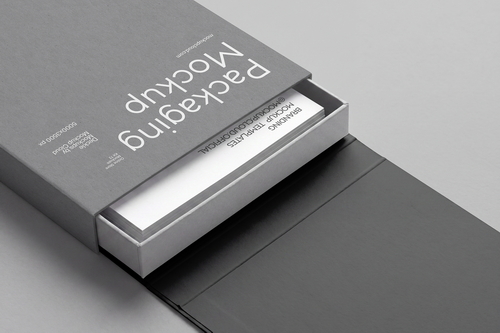 Packaging Box Mockup / Deckle Series 05
