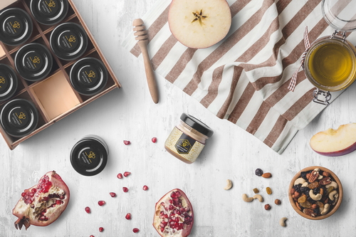 Honey Packaging Food Mockup Scene 01