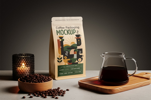 Coffee Packaging Mockup