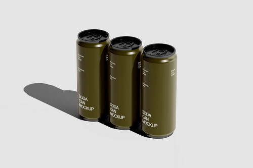 Soda Can Mockup