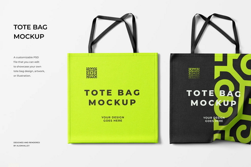 High Quality Tote Bag Mockup For Branding