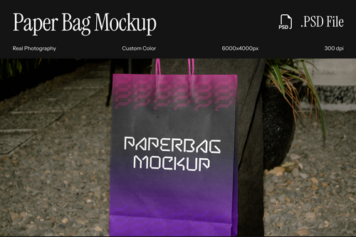 Paper Bag Mockup