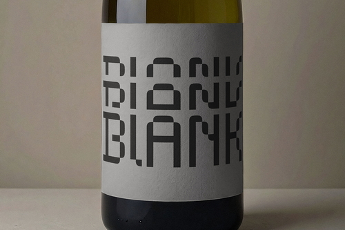 Green Wine Bottle Mockup