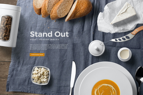 Food Mockup Kitchen Ready Scene 06