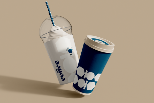 Cold Coffee and Hot Coffee Mockup