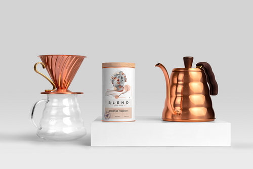 Blend Coffee Branding Mockup Scene 14