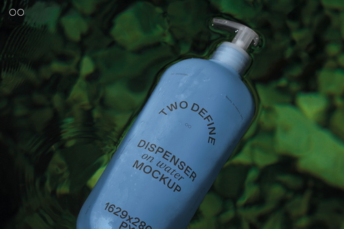 Big dispenser on water