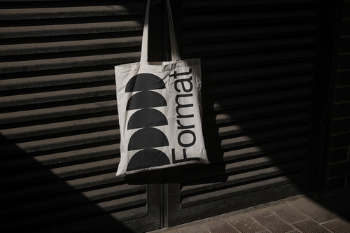 Format B2 Cloth Bag Mockup Scene 04