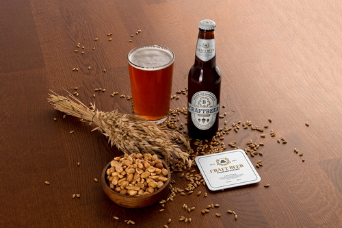 Craft Beer Branding Mockup Scene 32