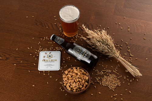 Craft Beer Branding Mockup Scene 31
