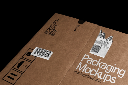 Box Packaging Mockup Scene 05