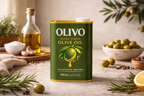 Oil Tin Can Mockup