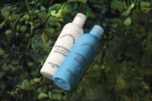 Two dispensers on water