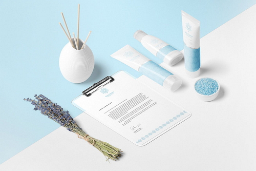Cosmetics Mockup Scene Isometric 02