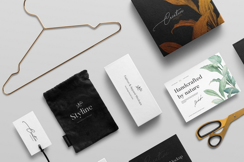 Fashion Branding Packaging Mockup Scene 02